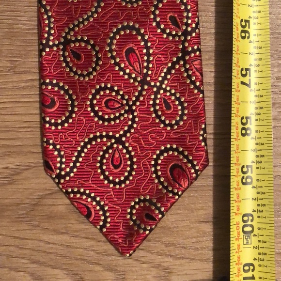 Robert Talbott SEVEN FOLD Tie- Red - Picture 8 of 9
